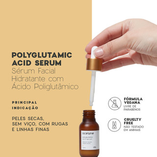 Sérum Facial de Ácido Poliglutâmico - Polyglutamic Acid Serum 30ml em Oferta na Shopee