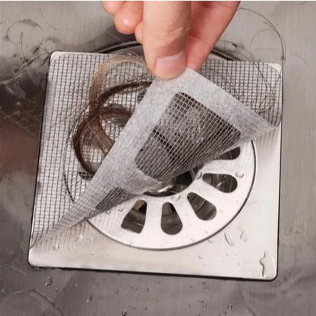 GUIANA Protetor Filtro de Ralo Autoadesivo - Acessório para Pia e Ralo, Evita Entupimentos