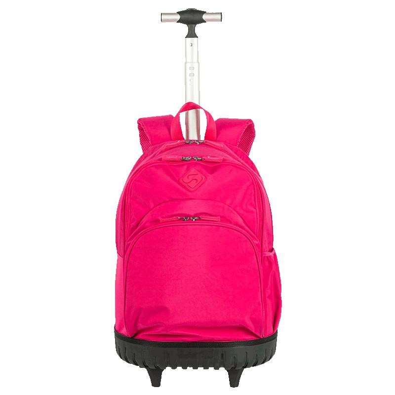 Mochila Carrinho Externo com Base Rígida Sestini Rollingg Crinkle 2 Rosa - Pink