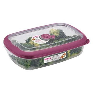 Pote Plástico Retangular Hermético Açaí 2,4L Flor Sanremo em Oferta na Shopee