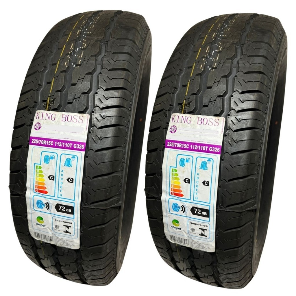 KIT 02 PNEUS 225/70R15C 112/110T G326 KINGBOSS CARGA ARO 15 - Spare Parts and Accessories for Vehicles