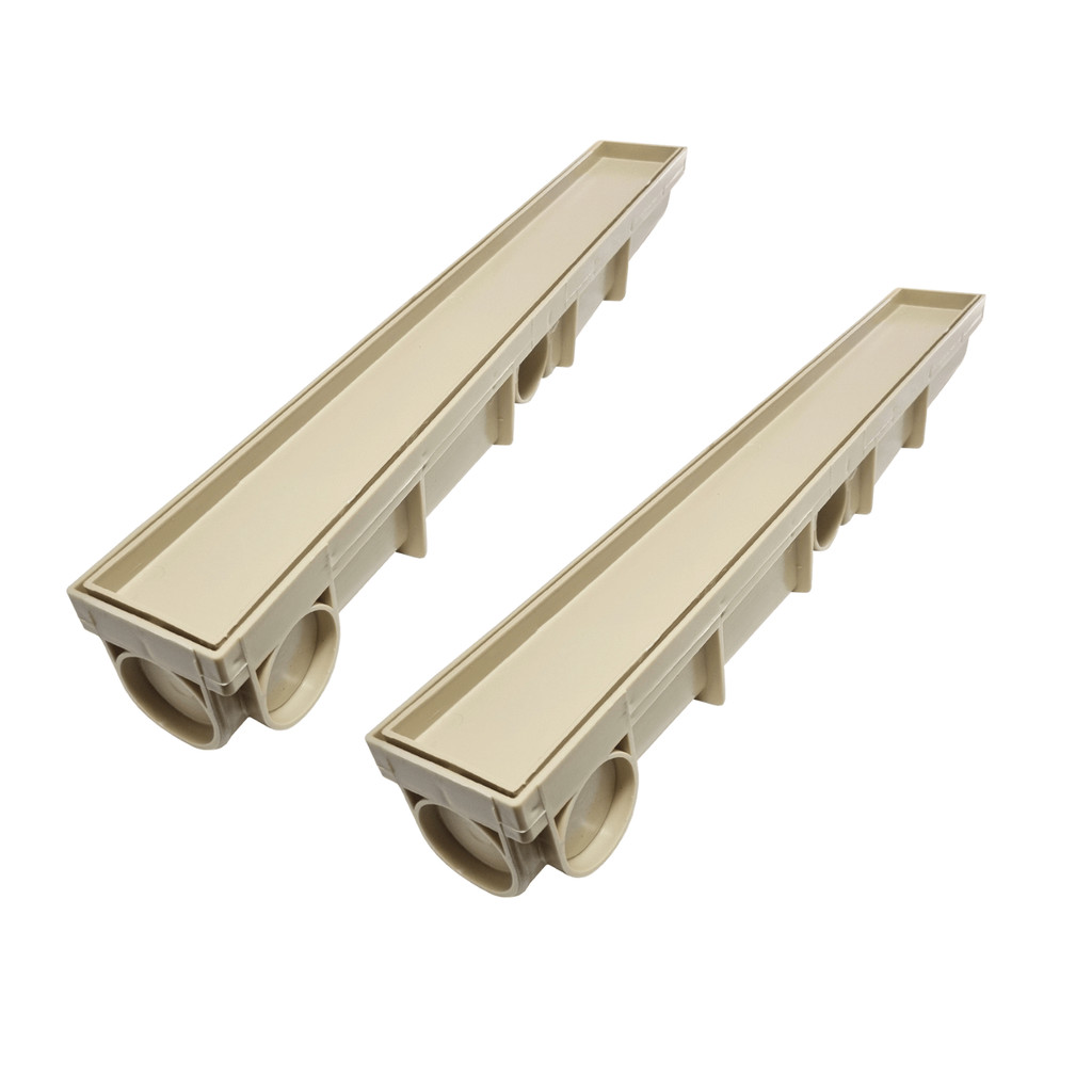 KIT 2 Ralo Oculto Linear sifonado 6x50 cm p/ Piso ou porcelanato 5 cores disponivei Disoma