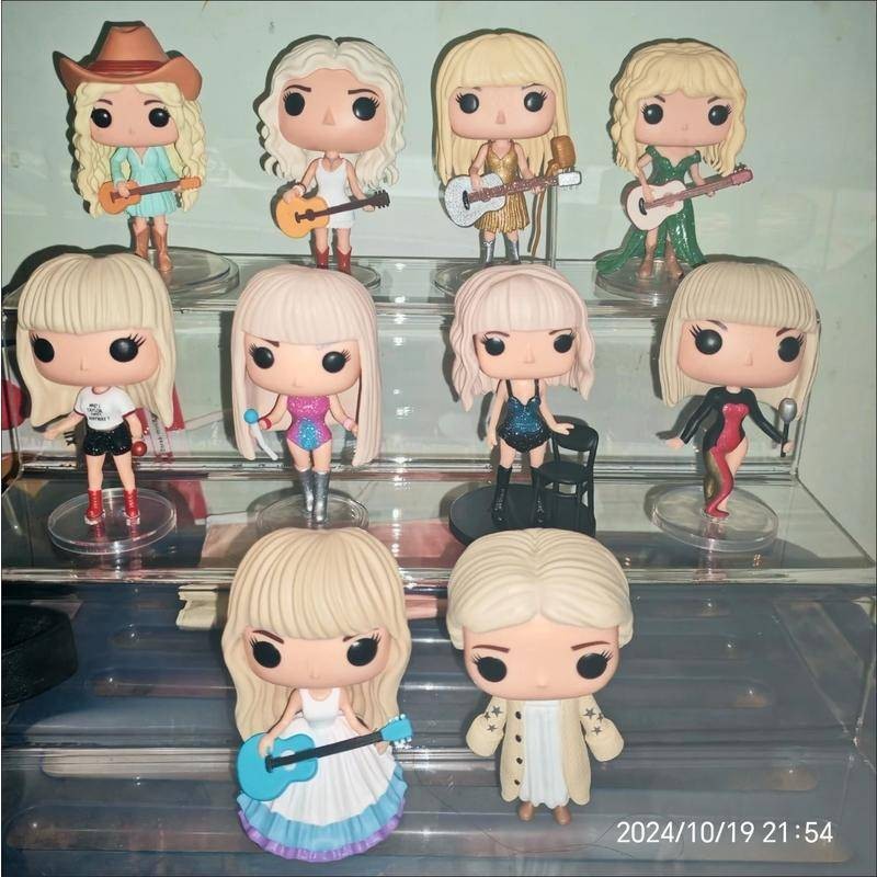 Taylor Swift red Reputação 1989 Funko Meia-Noites Folclore Destemido Figura De Ação pop