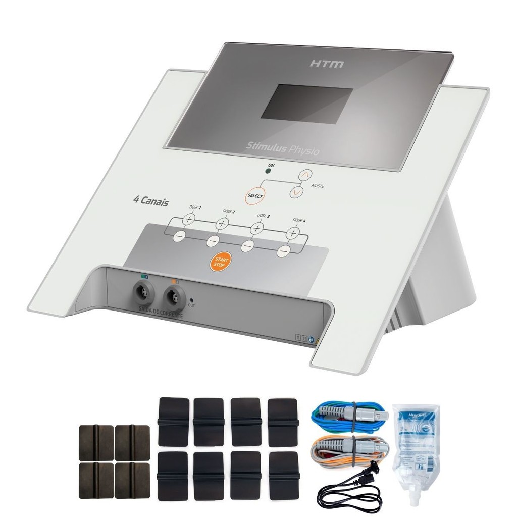 Stimulus Physio 4 Canais Correntes Tens Fes Russa Sf,  110v/220v - HTM