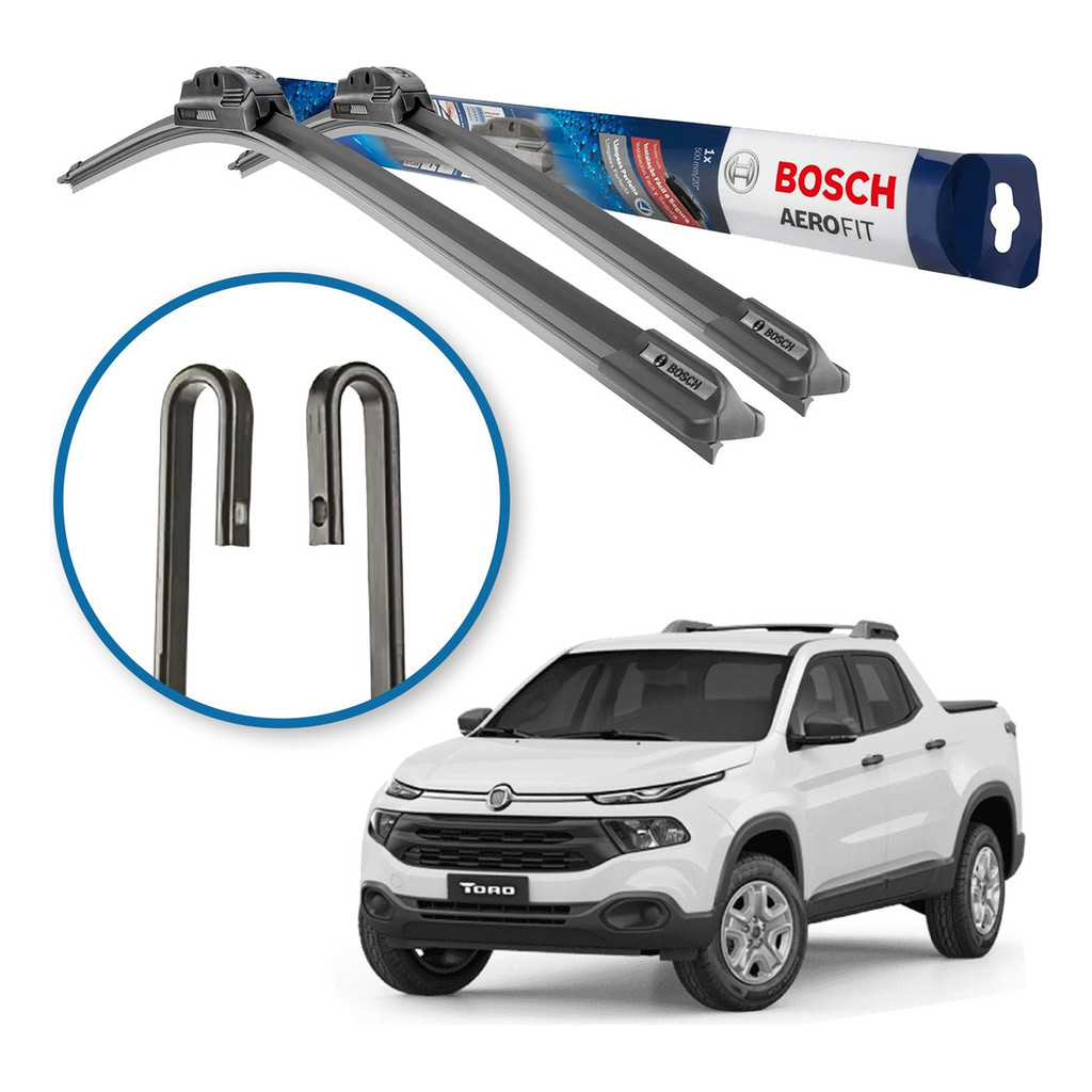 Palheta Limpador Chuva Parabrisa Bosch Fiat Toro 2016 A 2024