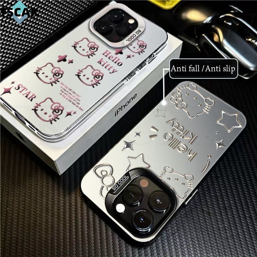 Cat Girl Capa De Telefone Com Padrão Fofo Para Samsung A06 A16 A03 A04 A05 A03S A04S A05S A12 A13 A14 A15