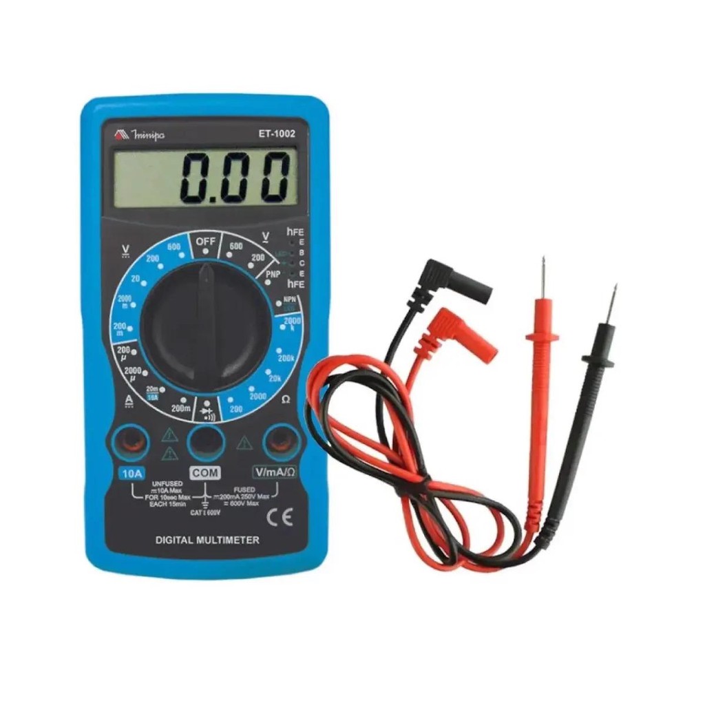 Multímetro Digital Com Teste Continuidade 600v Profissional Teste Energia Prático Rápido em Oferta na Shopee