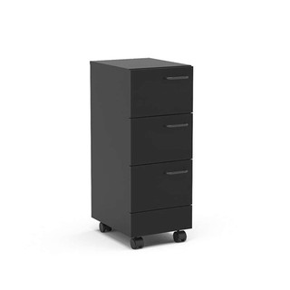 Gaveteiro Osaka 3 GV Preto em Oferta na Shopee