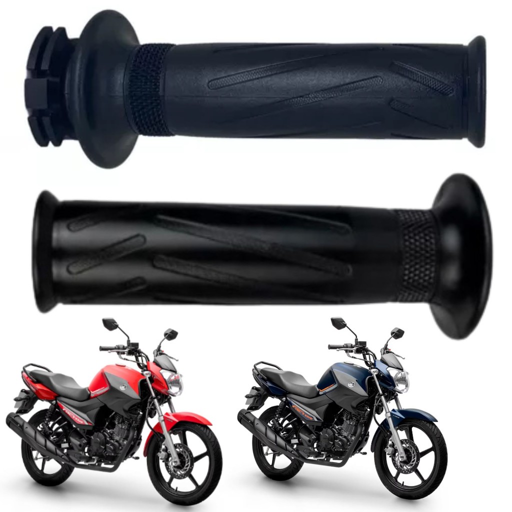KIT Par Manopla Esquerda Direita Ybr Factor 125 150 2016 A 2025
