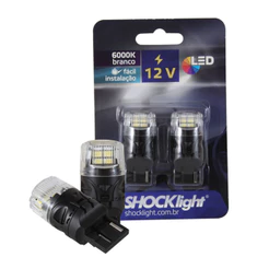 LED T20 - 16 LEDs - 2835/4216 2 Polos 12V
