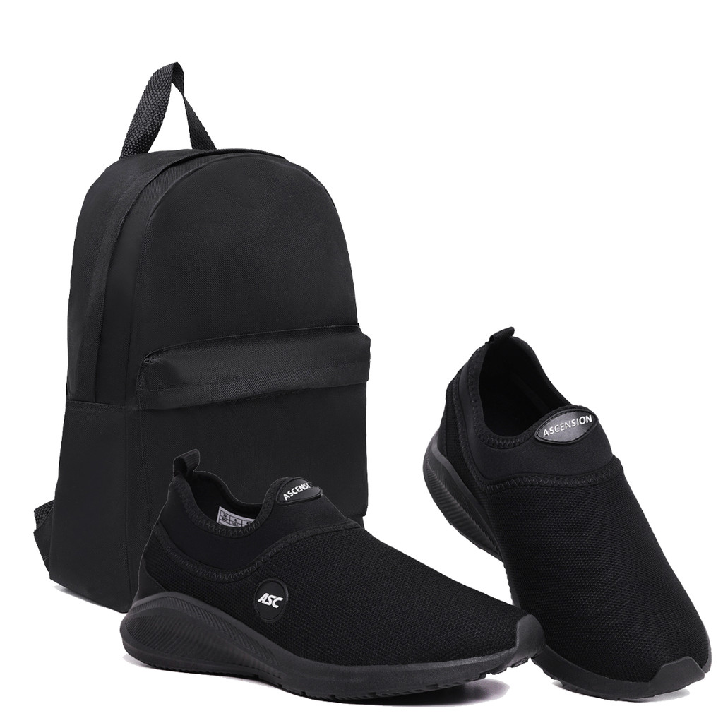 Tenis Esportivo Unissex Treino Caminhada Academia Ortopédico com Mochila