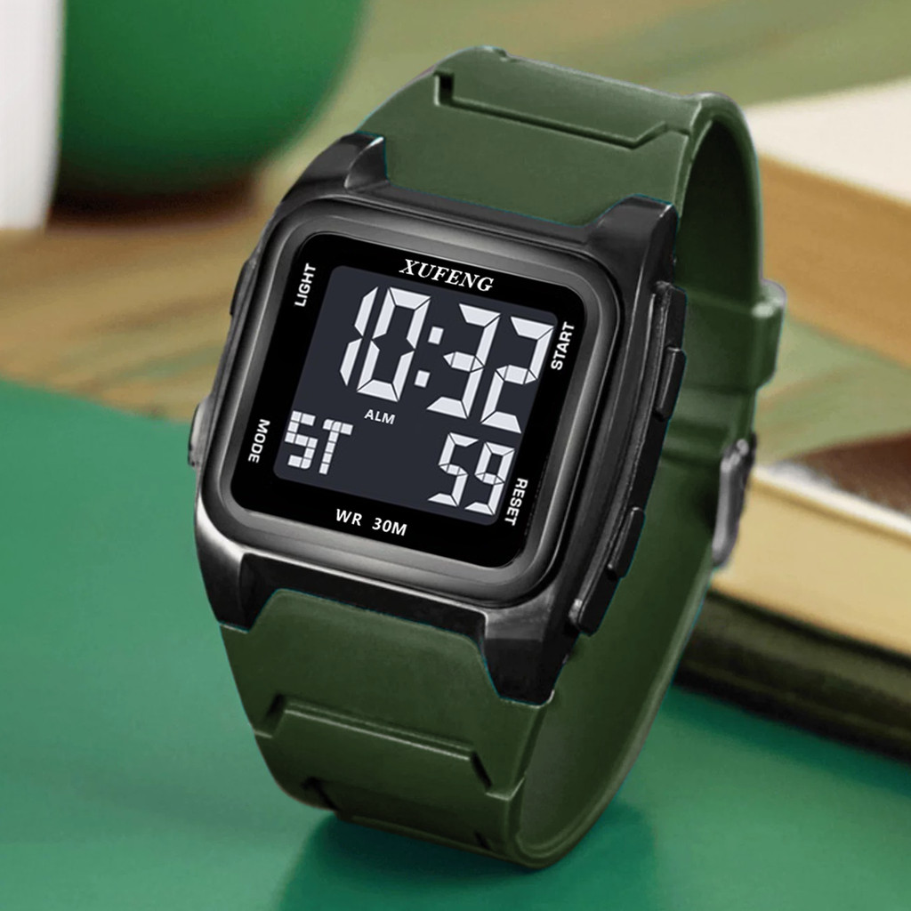 Relógio digital esportivo à prova d'água masculino Xufeng em Oferta na Shopee