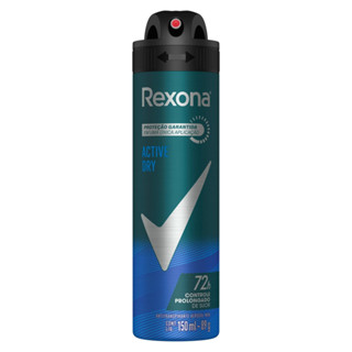 Desodorante Rexona Men Active Dry Aerosol Antitranspirante 72h 150ml em Oferta na Shopee