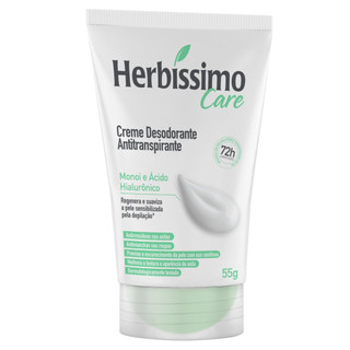 Creme Desodorante Herbíssimo Care Monoi & Ácido Hialurônico 72h com 55g em Oferta na Shopee
