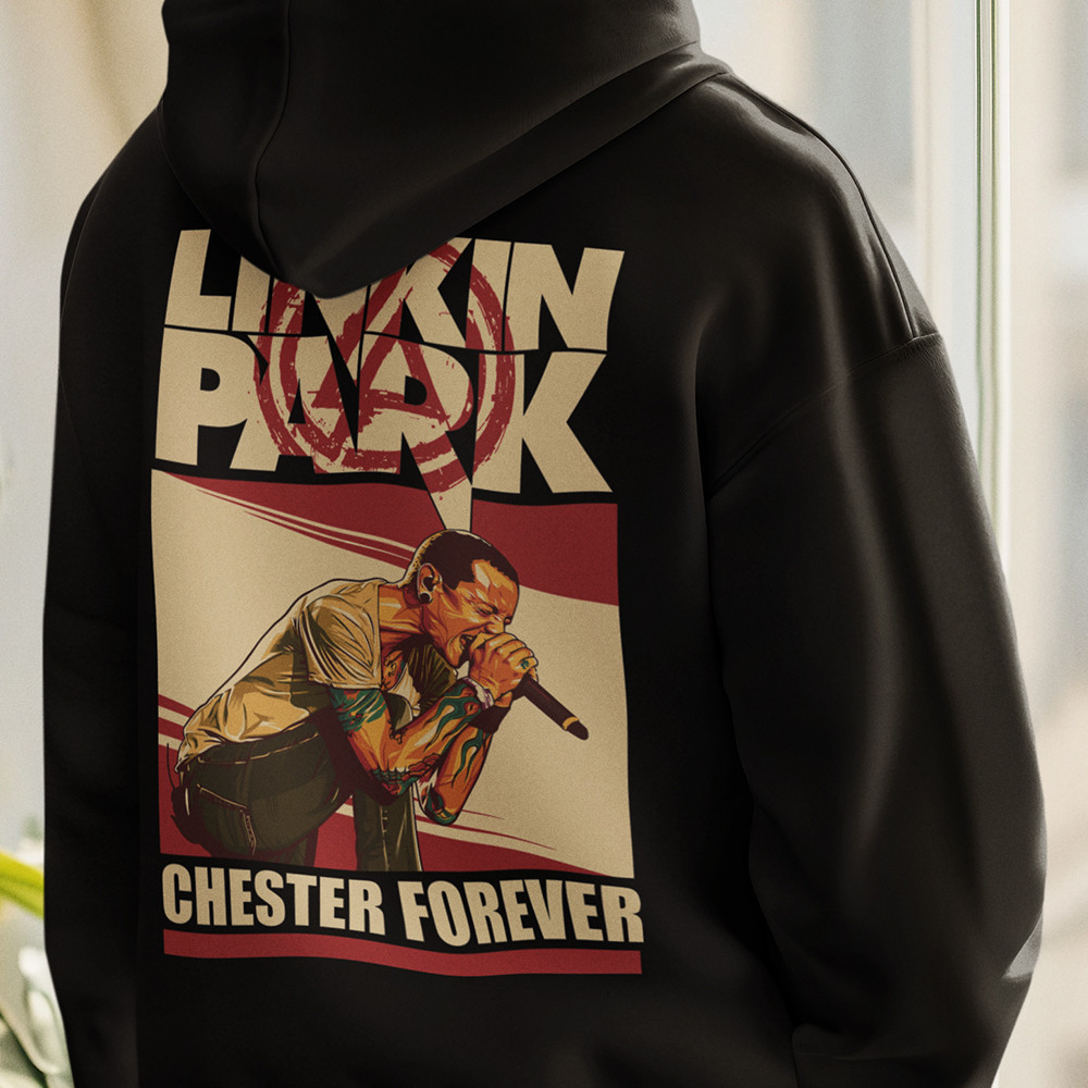 Blusa de Frio Linkin Park Moletom Canguru Banda De Rock Linkin Park Casaco Unissex Capuz Algodão