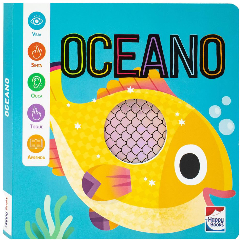 MEU LIVRO SENSORIAL OCEANO em Oferta na Shopee