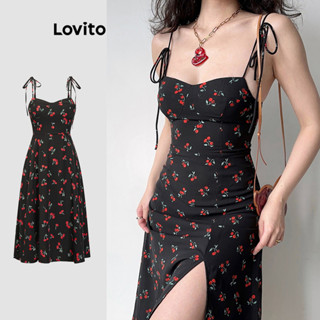 Lovito Vestido Boho Ditsy Vestido Com Estampa Floral Para Mulheres L91AD178 em Oferta na Shopee
