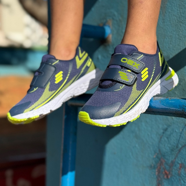 Tênis Infantil O2X Confortável Meninos Durável Estiloso para Brincadeiras e Atividades Físicas em Oferta na Shopee