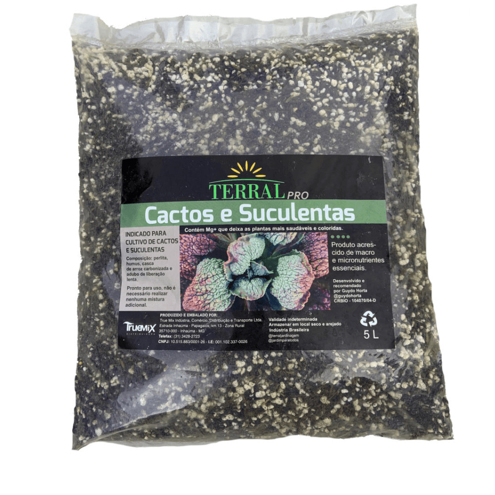 Substrato Cactos e Suculentas 5L - TERRAL - Home & Living