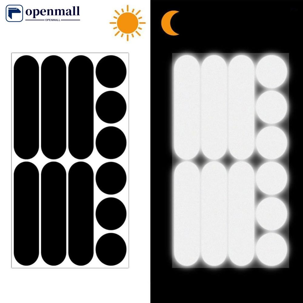 Adesivos Refletivos Pretos Invisíveis Para Motocicleta , Círculo De Fita Reflexiva Simples E Eficaz Oval Capacetes Bicic em Oferta na Shopee