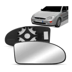 Lente Retrovisor Focus 05 06 07 08 Com Base