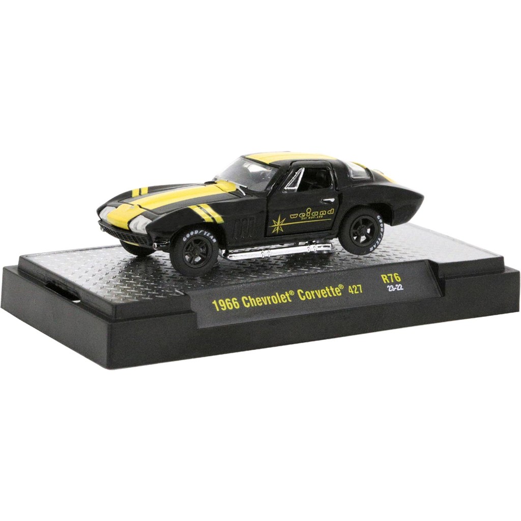 Miniatura - 1:64 - 1966 Chevrolet Corvette 427 - Auto-Thentics R76 - M2 Machines
