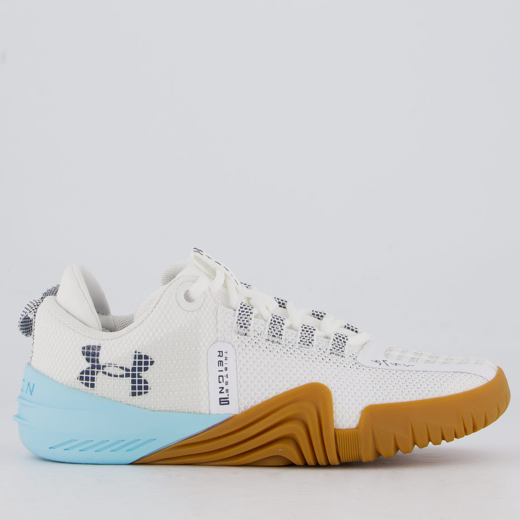 Tênis Under Armour Tribase Reign 6 Feminino Branco e Cinza - Sports & Outdoors