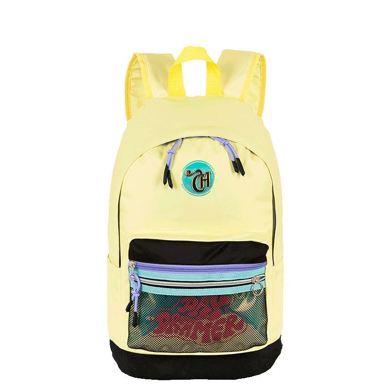 Mochila Grande Capricho Candy Popcorn - Amarelo em Oferta na Shopee