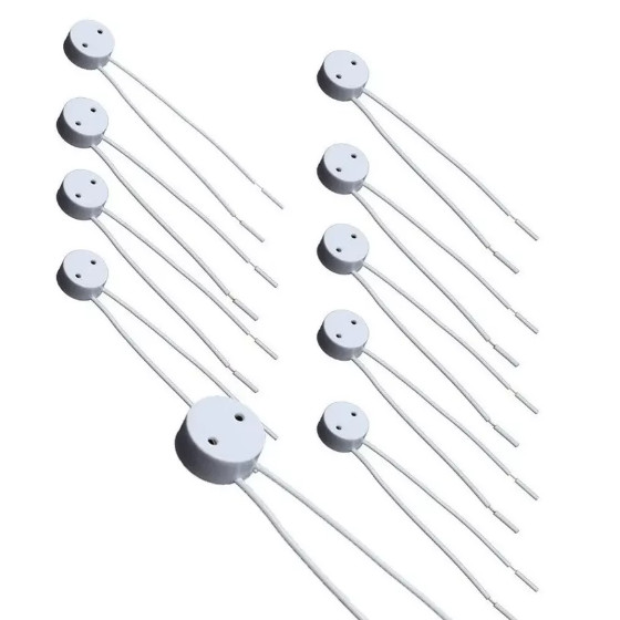 Kit 10 Soquete Rabicho Lâmpada Tubular T8 Led - Conector