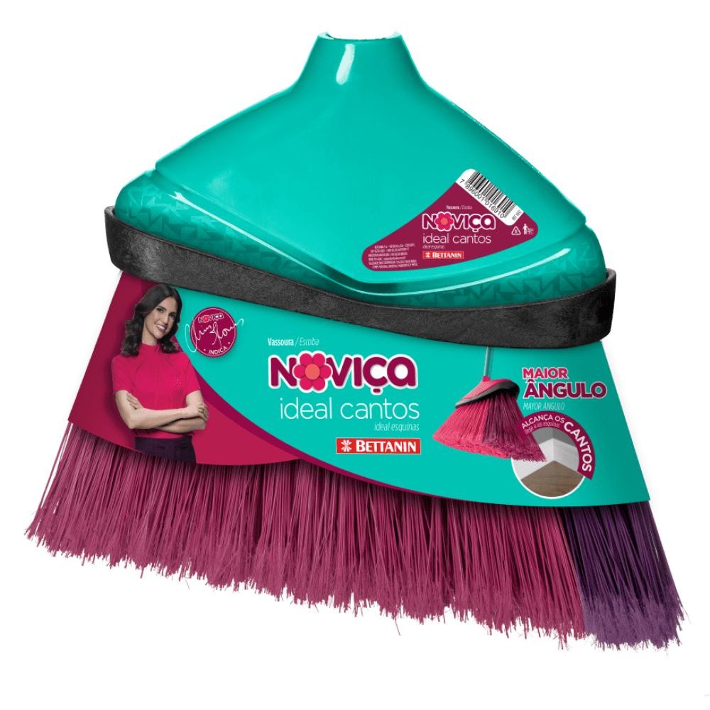 Vassoura para Cantos Sem Cabo Noviça Bettanin em Oferta na Shopee