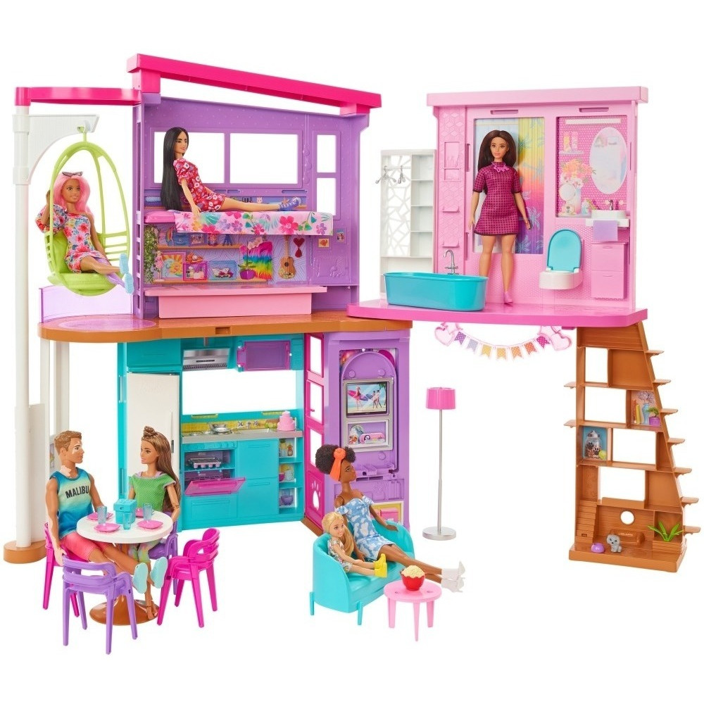 Barbie Nova Casa De Ferias Malibu 2 Andares Mattel