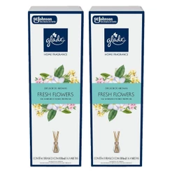 Kit 2 Difusor de Aromas Fresh Flowers Glade Home Fragrance 100ml cada