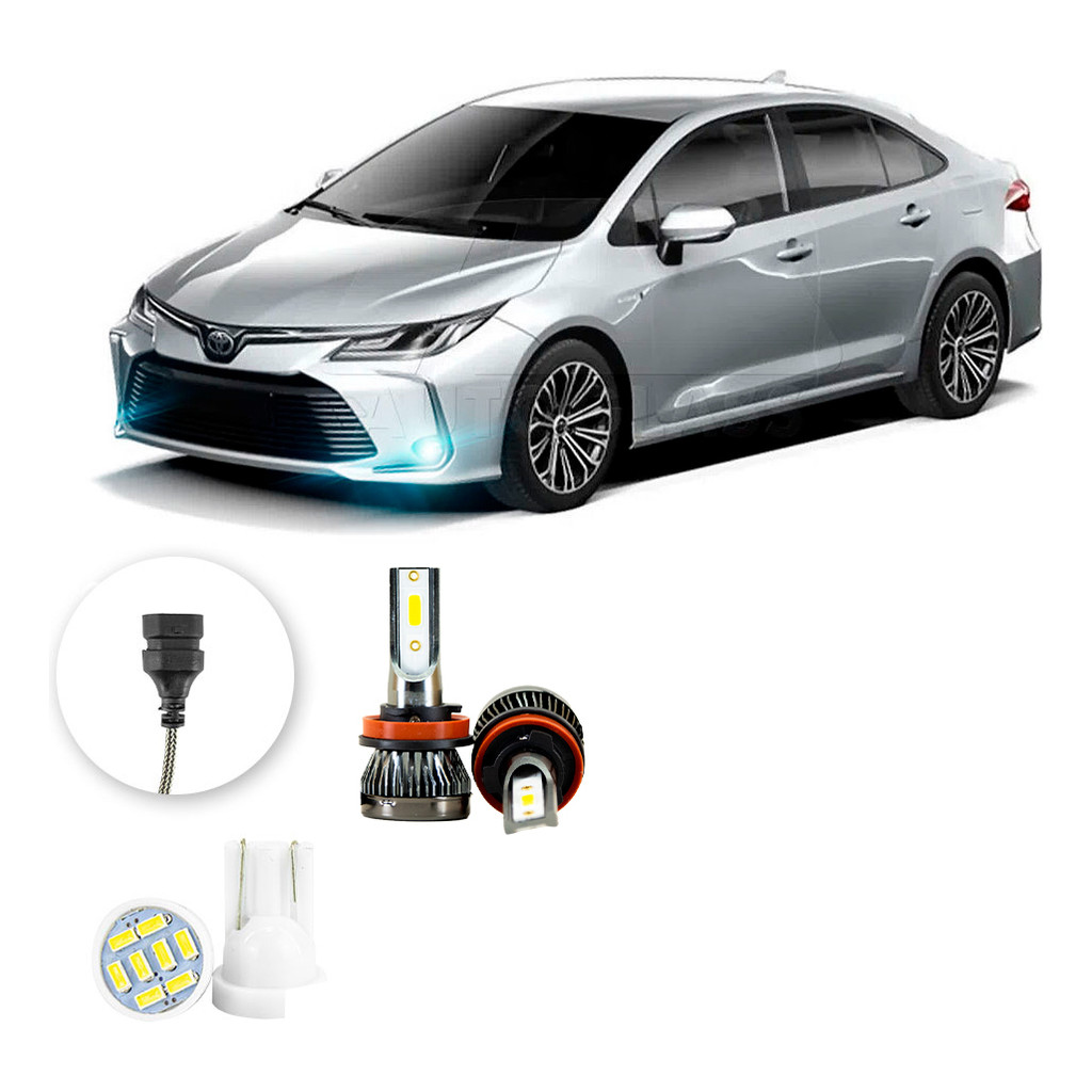 Ultra Led Nano Toyota Corolla 2018-2022 H11 22000lm Milha