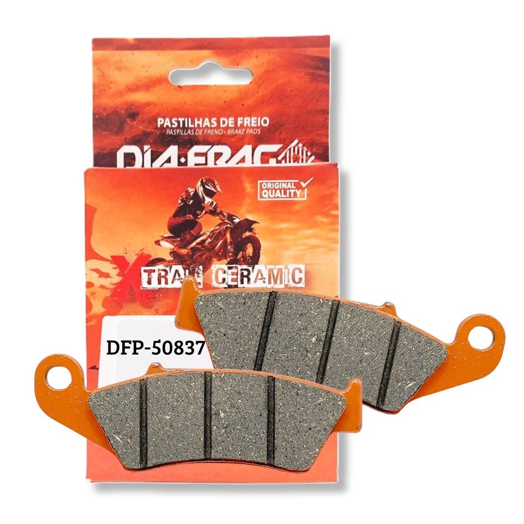 Pastilha de Freio Dianteira Crf 150f / Crf 250f / Crf 250x / Crf 250f / Crf 450r / Crf 450x Diafrag (Cerâmica)