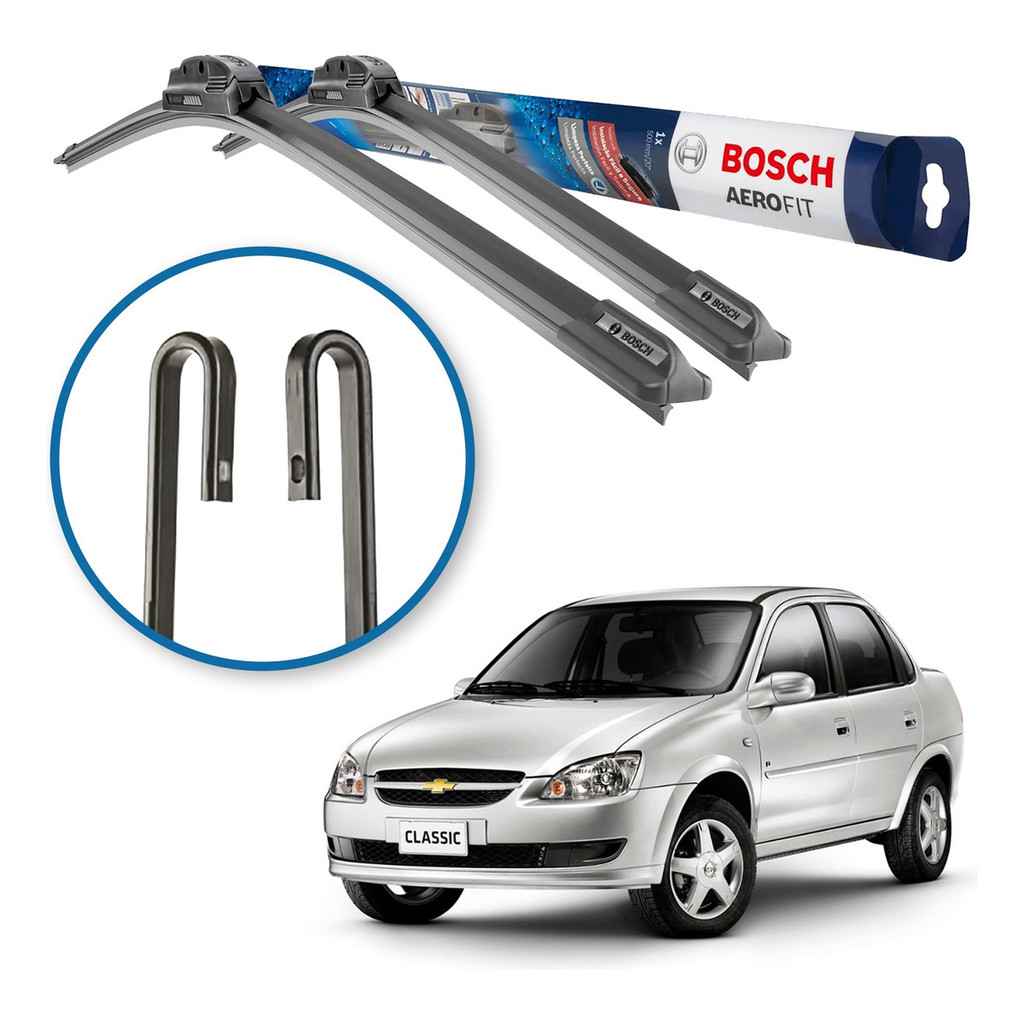 Palheta Limpador Parabrisa Original Bosch Chevrolet Classic 2010 A 2016