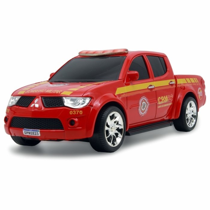 L200 Em Miniatura Viatura Corpo de Bombeiros Rio Grande do Sul CBM RS