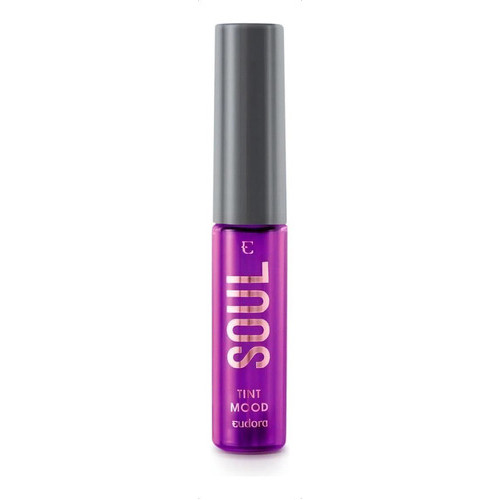 Batom Líquido Soul Tint Mood Uva Relax Eudora Acabamento Tint Natural
