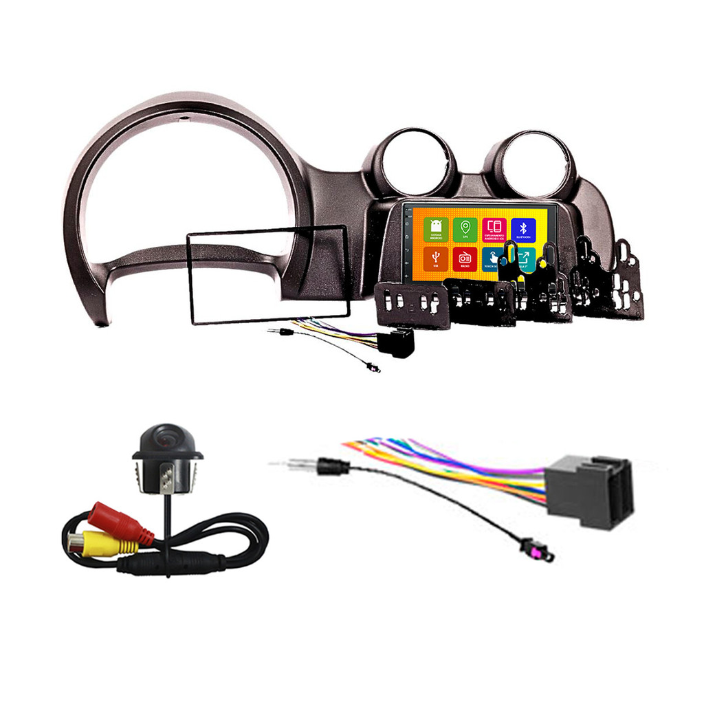 Kit Multimidia 7 Pol Uno Vivace 2014 Em Diante Fiorino 2015 A 2021 Android 2Gb Ram 32Gb Flash Quad-Core Qa+ 2 Din Preto