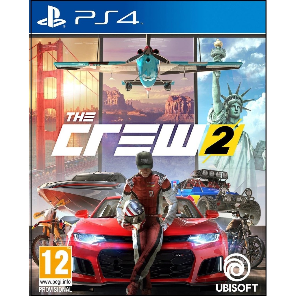 The Crew 2 (Jogo Físico) - PS4 - Vídeo Game Mídia Física - Jogo de Corrida