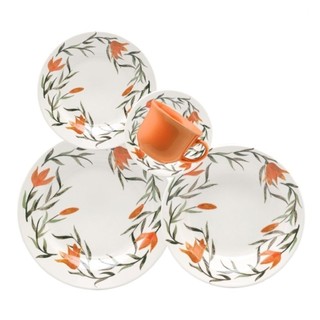 Aparelho Jantar/Chá | Chá Biona Oxford Donna Lírios, 20 Peças em Oferta na Shopee
