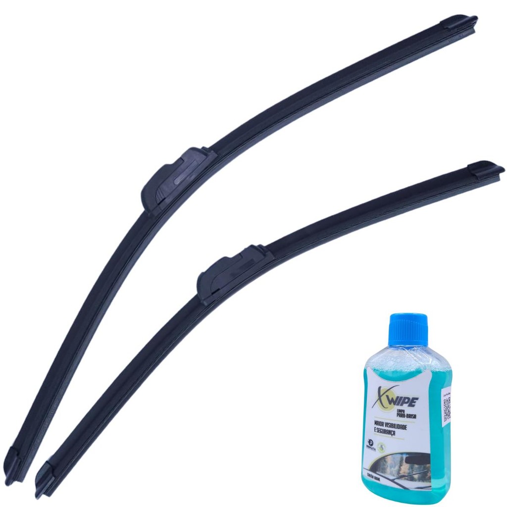Kit Par Palheta Dianteira 21/19" Limpa Vidro A3 1996 a 2006 Civic 2001 a 2006 / Focus 2000 a 2007 / Hilux/SW4 2005