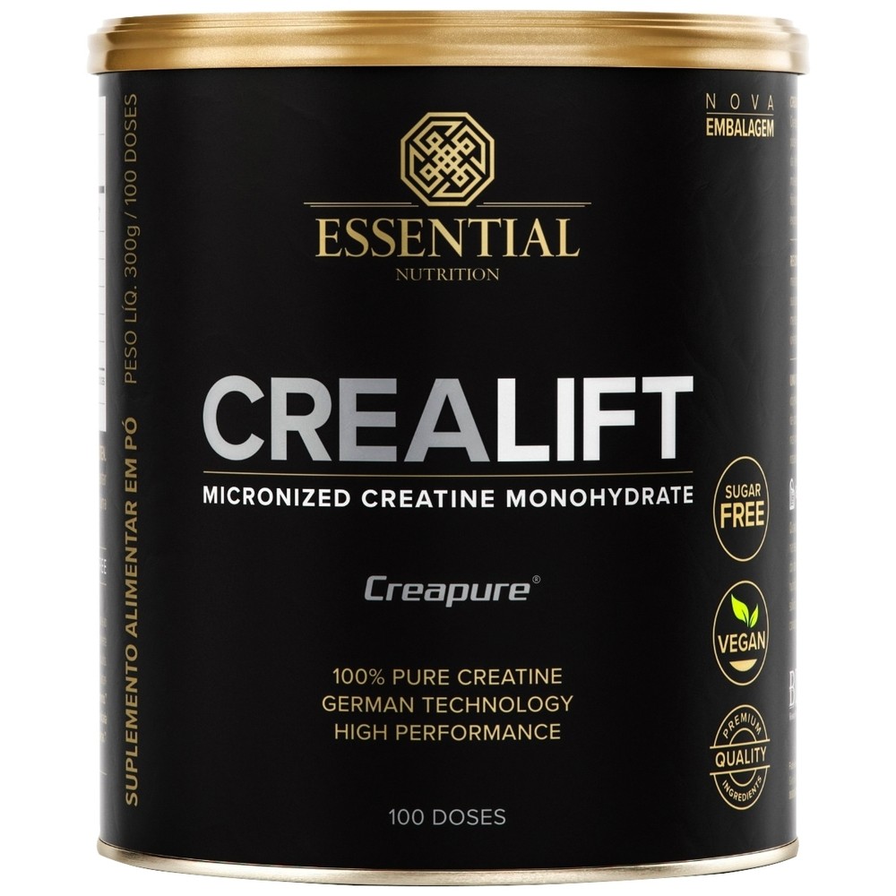Creatina Crealift Creapure Essential Nutrition Creatine 300g