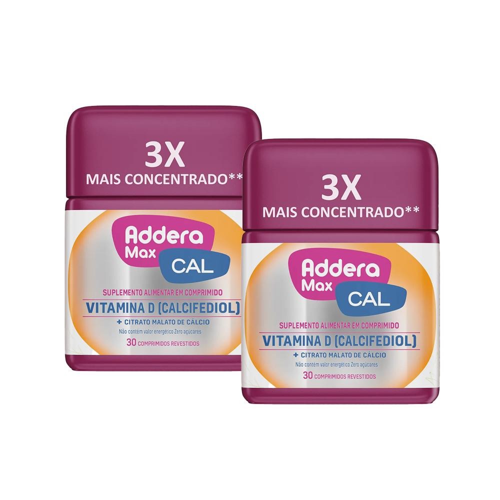 Kit Addera Max Cal 30 Comprimidos em Oferta na Shopee