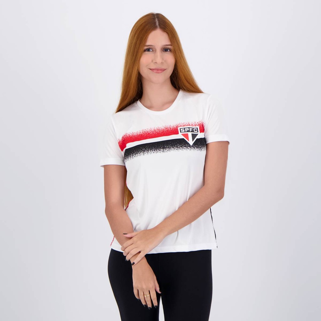 Camisa São Paulo Soil Feminina Branca - Sports & Outdoors