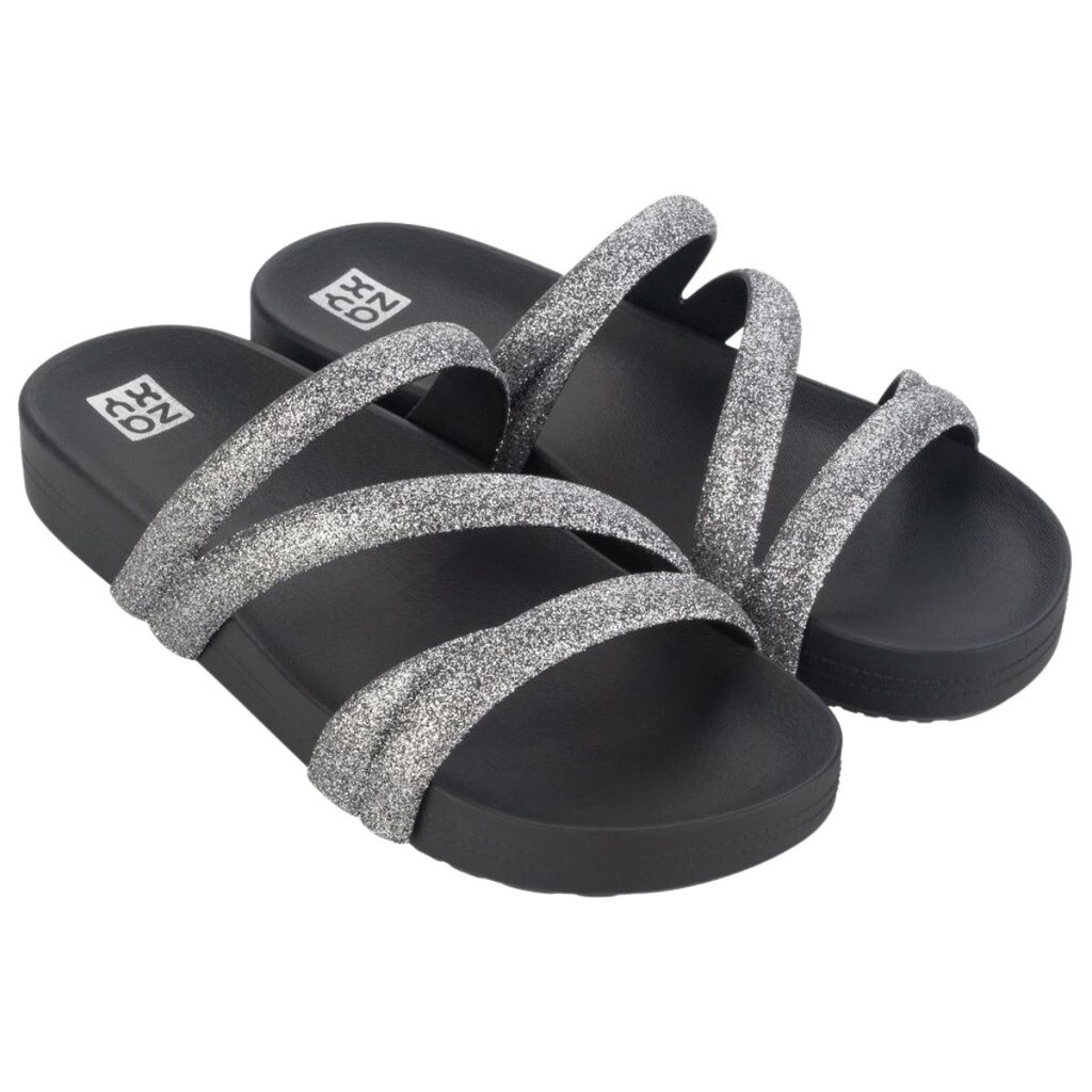 Chinelo Feminino Slide Glitter Zaxy 18956