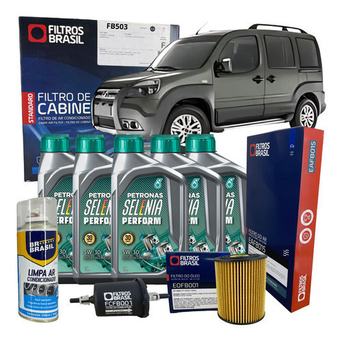 Oleo Fiat Doblo 1.8 8 E 16v E-torq 2010 5w30 2010 2011 2012 2013 2014 2015 2016 2017 2018 2019 2020 2021 22