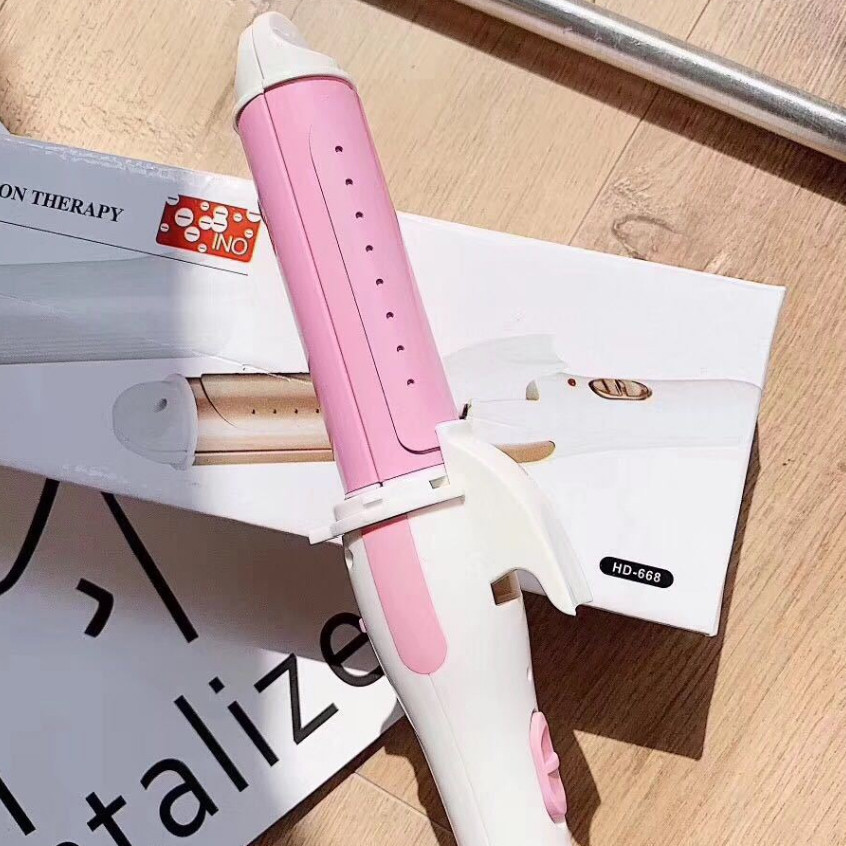 Chapinha 2 Em 1 Modelador De Cachos De Barril 30mm Ferro Profissional