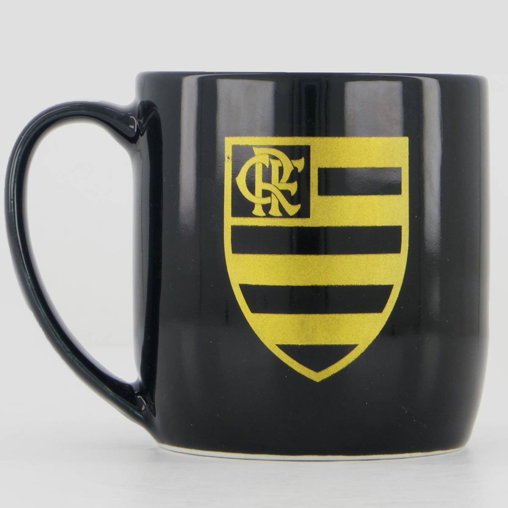 Caneca Flamengo Porcelana Série Ouro - Home & Living