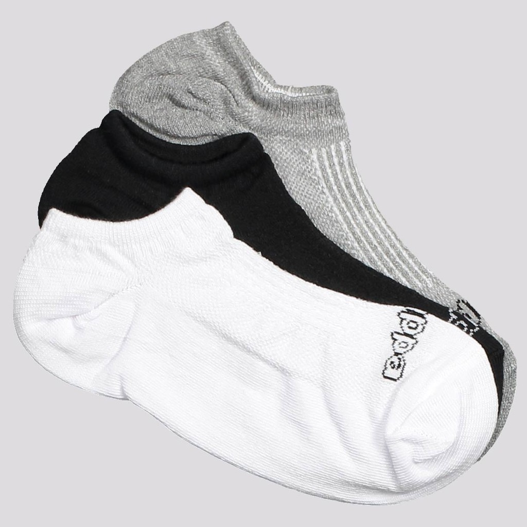 Kit Meia Kappa 3 Pares Super Invisível Branca Cinza e Preta em Oferta na Shopee