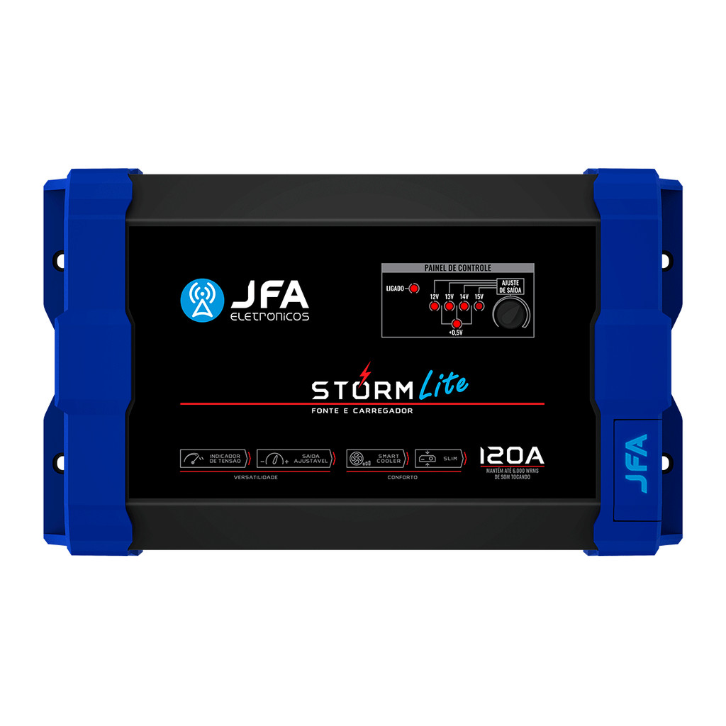 Fonte Carregador Jfa 120a Lite Storm Slim Bivolt em Oferta na Shopee